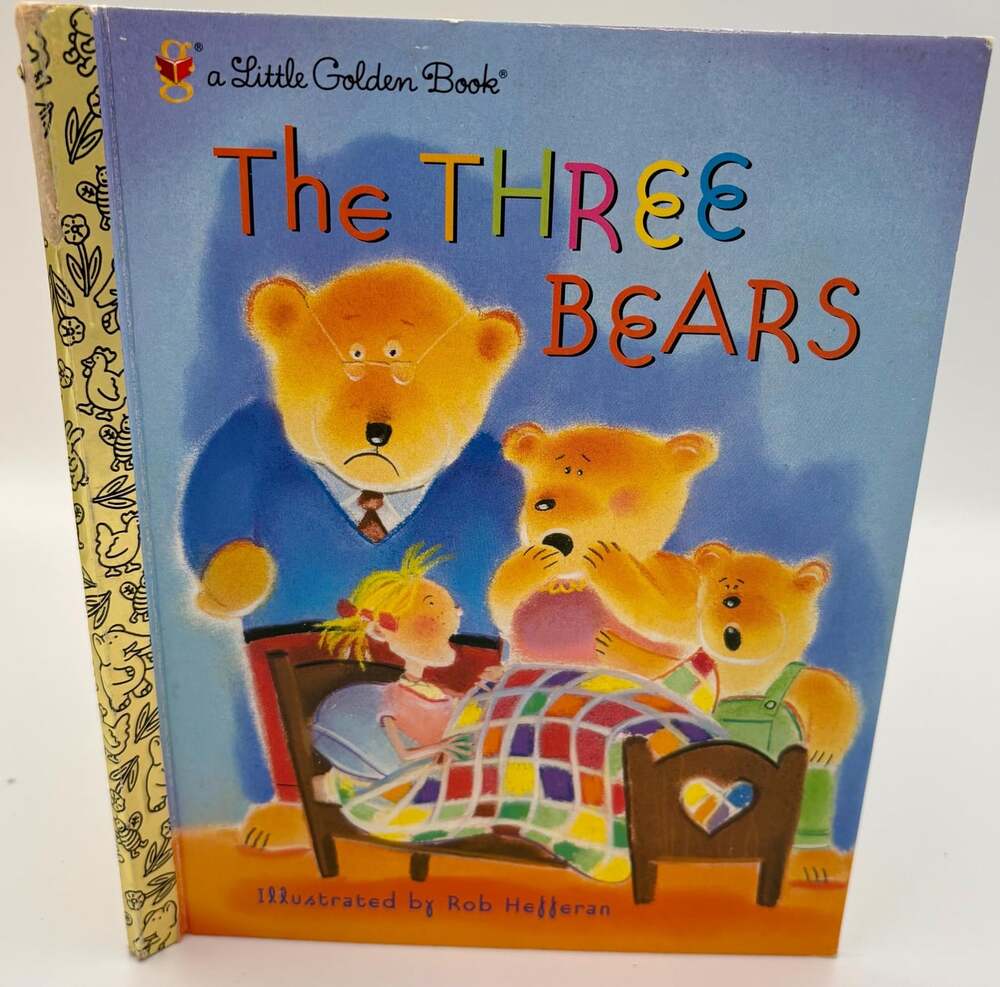 2003 The Three Bears Little Golden Book Classic Fairy Tale Children’s Book